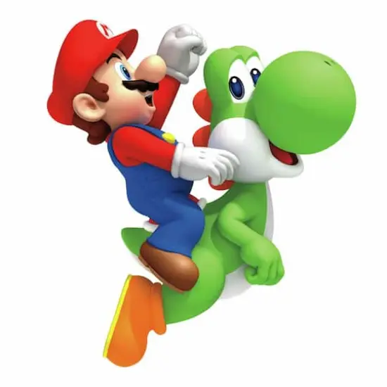 RoomMates Nintendo Yoshi & Mario Peel & Stick Giant Decal {3}