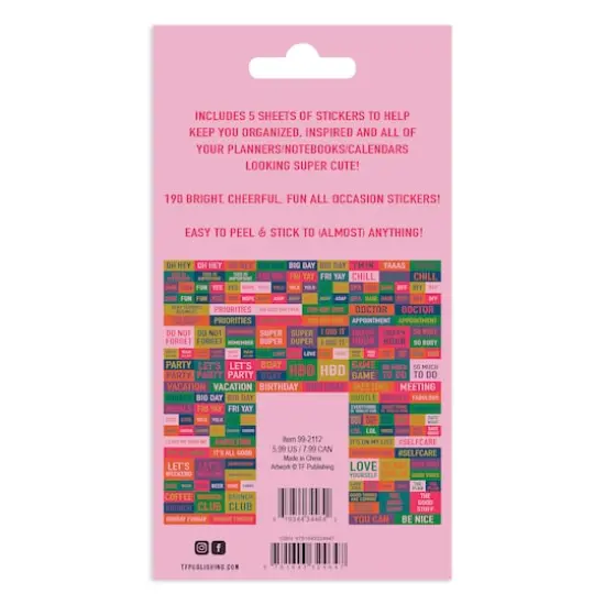 TF Publishing In Any Event Planning Sticker Pack {3}