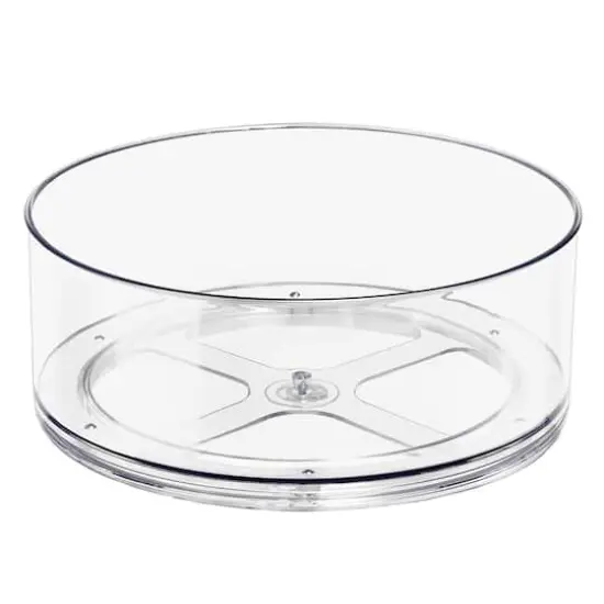Sorbus 9" Clear Turntable Bins, 2ct. {4}