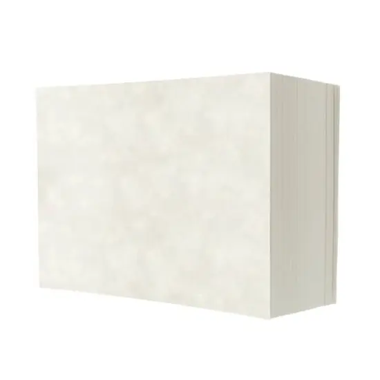 JAM Paper 5" x 7" White Parchment Flat Note Cards, 250ct. {3}