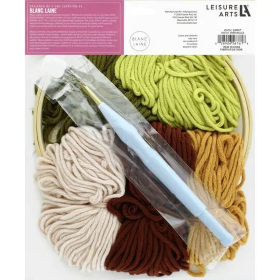 Leisure Arts Sunset Punch Needle Kit {3}