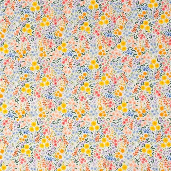 SINGER Spring Gnome Floral Cotton Fabric {1}