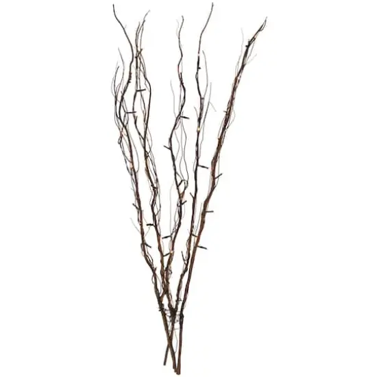 39" LED Lighted Natural Branch Bundle Christmas Decoration, Warm White Lights {1}