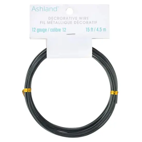 Black Aluminum Decorative Wire by Ashland&reg; {4}