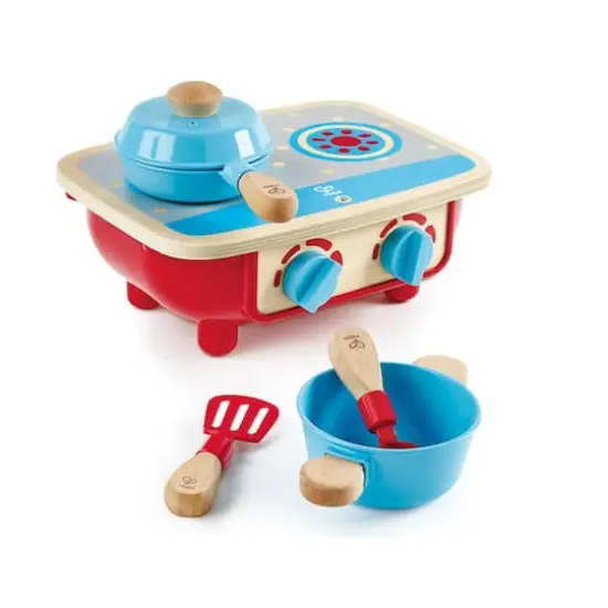 Hape Kid's Wooden Toddler Cooking Set {1}