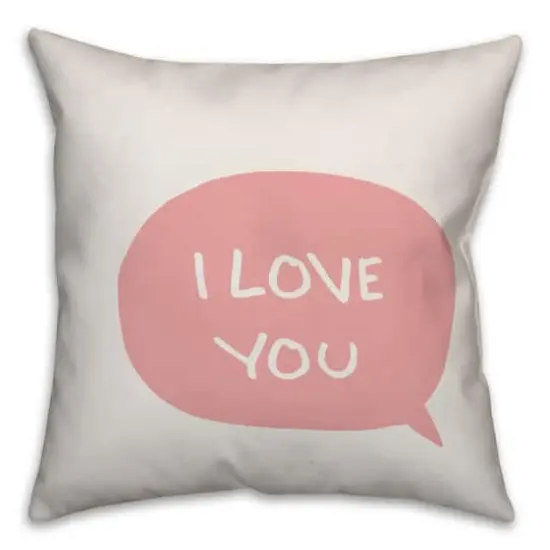I Love You More Reversible Throw Pillow {1}