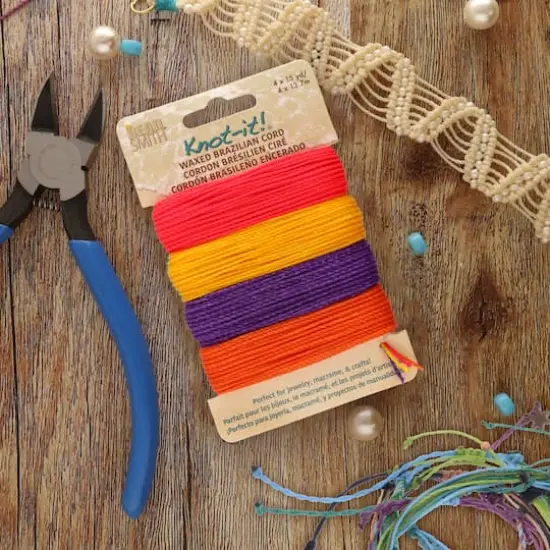 Beadsmith&reg; Knot-it!&trade; Summer Sunset Waxed Brazilian Cord {5}