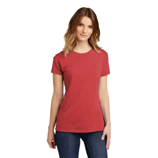 Next Level Tri-Blend Women's T-Shirt Vintage Red {4}