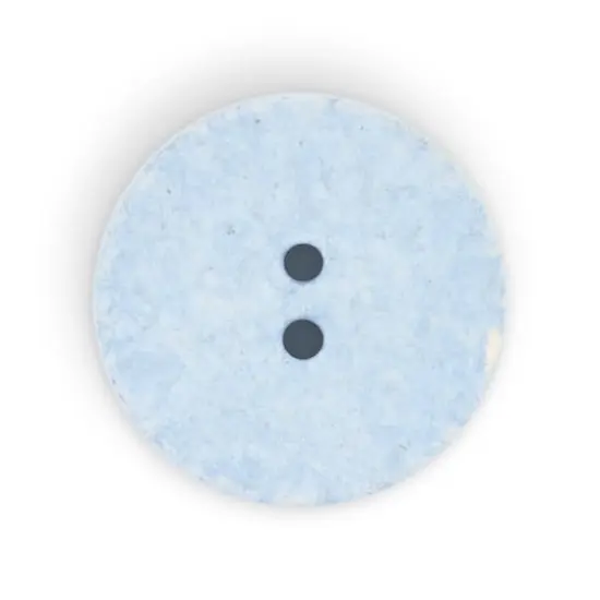 Dritz&reg; 23mm Recycled Cotton Round Buttons, 6ct. Light blue {5}