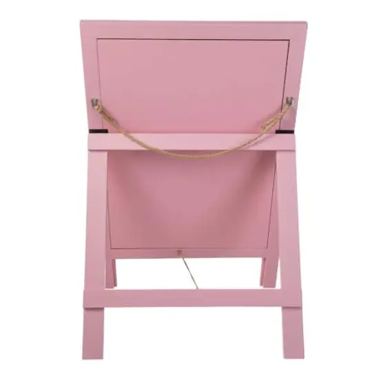 Glitzhome&reg; 23.75" Easter Wooden Chicks Easel Porch Sign {7}