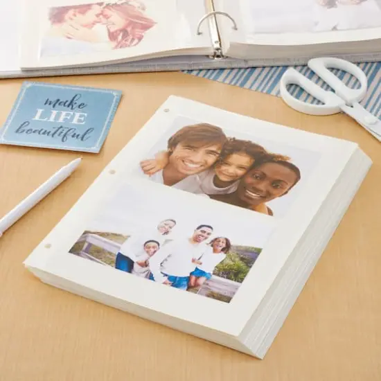 8" x 10.5" White Photo Album Refills, 30ct. by Recollections&reg; {3}