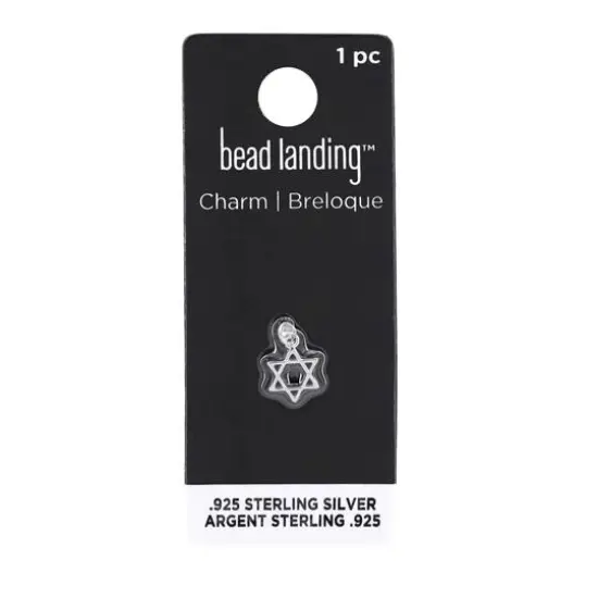 Sterling Silver Star of David Icon Charm by Bead Landing&trade; {8}