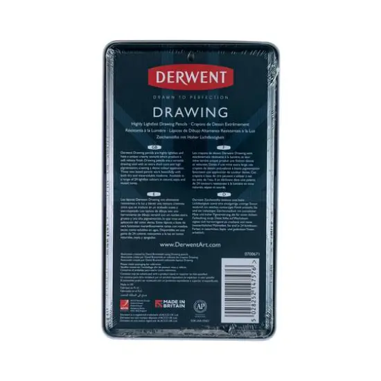 Derwent&reg; Drawing Pencil 12 Color Tin Set {11}