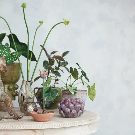 Hello Honey® 5.25" Berry Delight 3D Strawberry Stoneware Planter Vase {5}