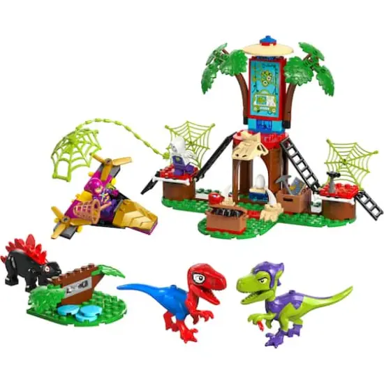 LEGO&reg; Marvel Spidey And His Amazing Friends Spidey and Gobby&rsquo;s Raptor Battle at Tree House HQ 11200 {3}