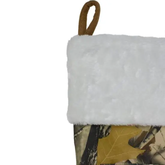 20.5" Camouflage Christmas Stocking with Pocket {5}