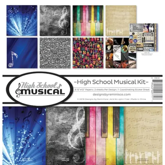 Reminisce Collection Kit 12"X12"-High School Musical {1}