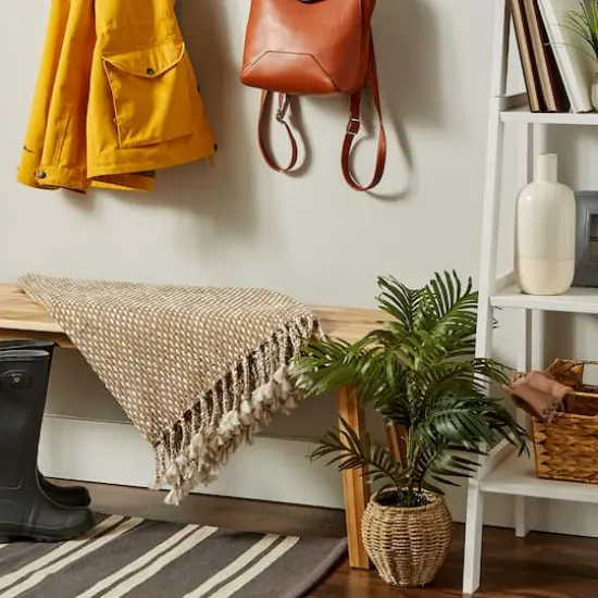 DII&reg; Stone & White Textured Acrylic Throw {5}