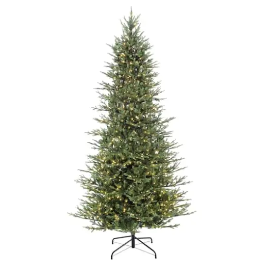 10ft. Pre-Lit Slim Balsam Artificial Fir Tree, Clear Lights {1}