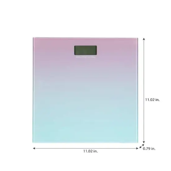 Bath Bliss Digital Glass Scale Ombre {5}