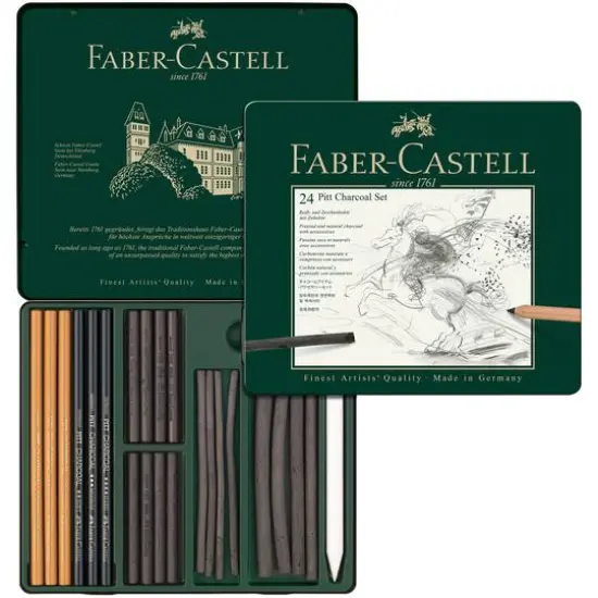 Faber-Castel Pitt Charcoal 24-Piece Set {3}