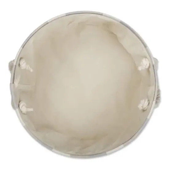 DII&reg; 12" Round Tri-Color Fabric Bin Tri Color Stone {4}