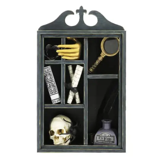 15.5" Black Spooky Tabletop Cabinet by Ashland&reg; {1}