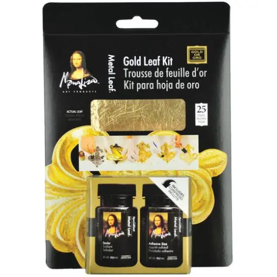 Mona Lisa&trade; Metal Leaf&trade; Gold Leaf Kit {1}