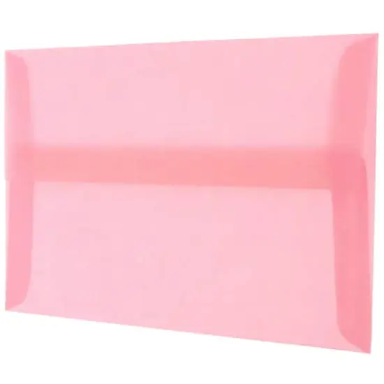 JAM Paper A10 Translucent Vellum Invitation Envelopes, 25ct. Blush Pink {4}