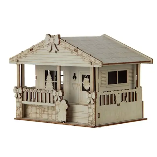 5" DIY Villages Retro LED Wood D&eacute;cor by Make Market&reg; {4}