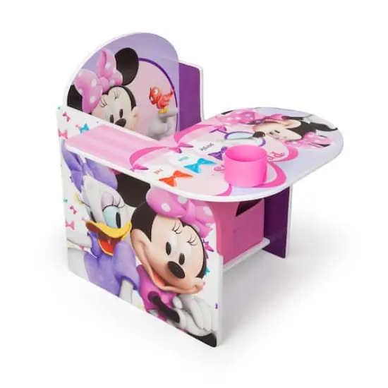 Disney&reg; Minnie Mouse Chair Desk with Storage Bin {4}