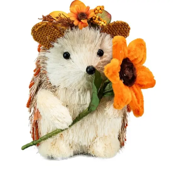 5" Hedgehog with Sunflower Natural D&eacute;cor by Ashland&reg; {4}