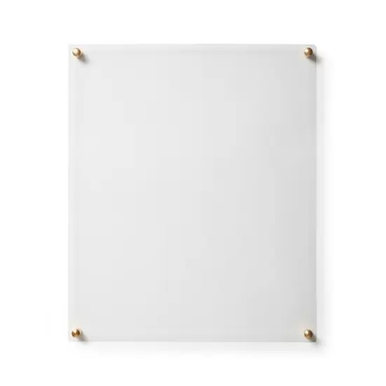 Cool Modern Frames 2 Pack Clear Acrylic Float Frame with Gold Hardware {1}