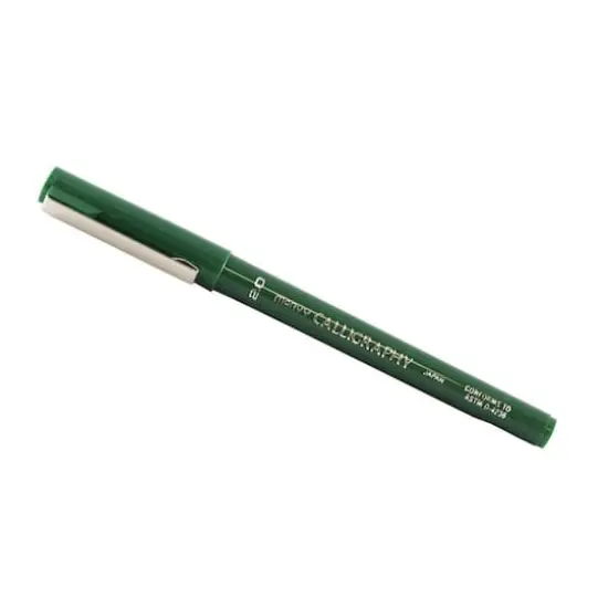 JAM Paper 2.0mm Calligraphy Pen, 2ct. Green {1}