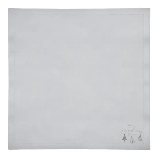 Merry Christmas to All 10" x 10" Cotton Twill Napkin {1}