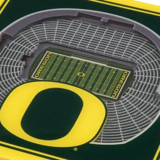 NCAA 3D StadiumView Coasters Oregon Ducks {5}