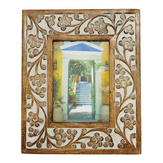 2 Pack Brown Mango Wood Natural 9" x 11" Frame {4}