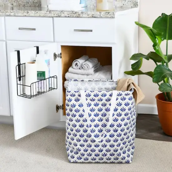 Household Essentials Krush Rectangular Laundry Bag with Handles (Blue) {3}