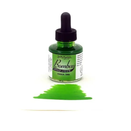 Dr. Ph. Martin's&reg; Bombay&trade; India Ink 12BY Grass Green {3}