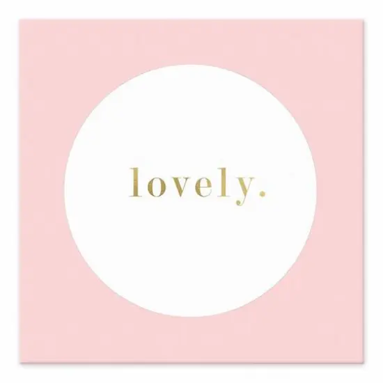 Pink Lovely Tabletop Canvas {1}