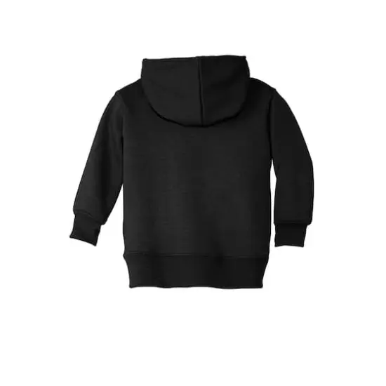 Port & Company® Core Fleece Full-Zip Hooded Toddler Sweatshirt Jet Black {5}