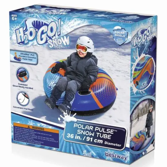 Bestway H2OGO!&reg; 36" Snow Polar Pulse Inflatable Snow Tube {3}