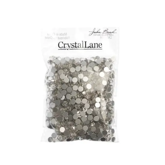 John Bead Crystal Lane SS20 Round Flatback Czech Crystals, 1,440ct. Crystal Clear {4}
