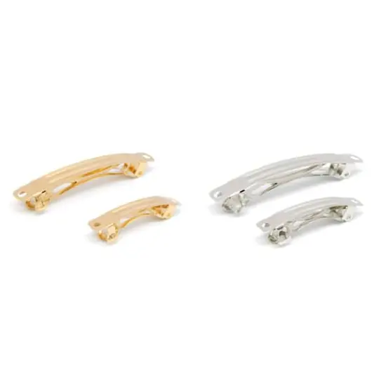 Silver & Gold Barrettes by Creatology&trade; {1}