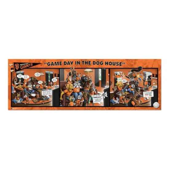 MLB Game Day in the Dog House 1,000 Piece Puzzle San Francisco Giants {5}