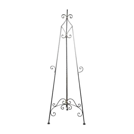 Black Iron Country Cottage Easel, 65" x 21" x 27" {1}