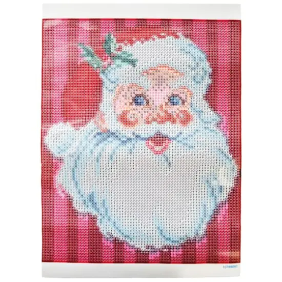 8" x 10" Jolly Santa Diamond Art Kit with Frame by Make Market&reg; {3}