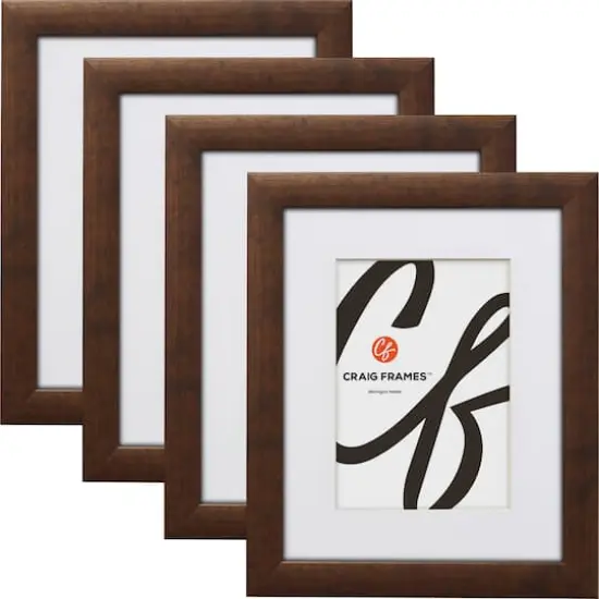 Craig Frames 4 Pack: Contemporary Rustic Copper Picture Frame with Mat {1}