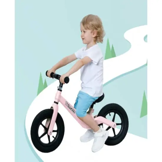 Trimate Pink 2 Wheel Balance Bike {5}