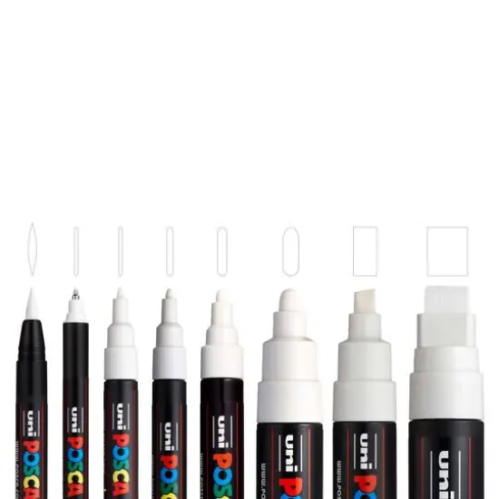 POSCA All White Paint Marker Set {4}